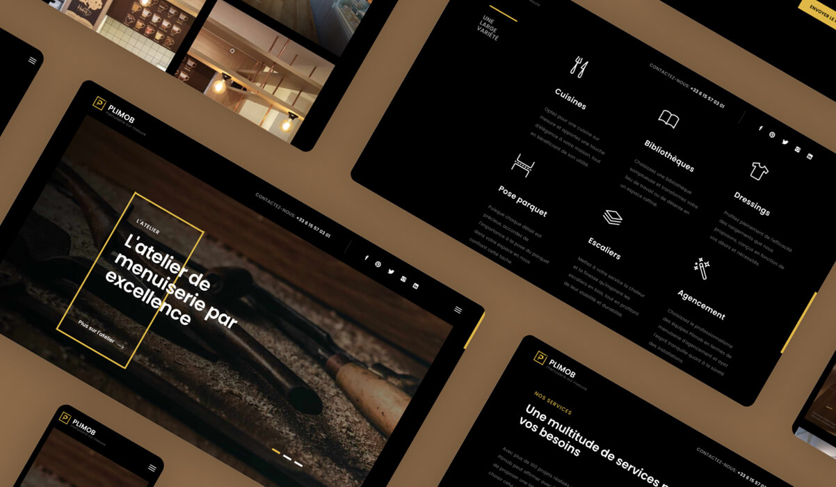 Web Design Branding Plimob